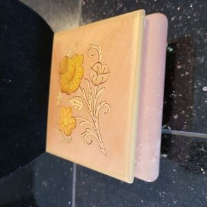 Italian Reuge Wood Marquetry Music Box "As Time Goes On"